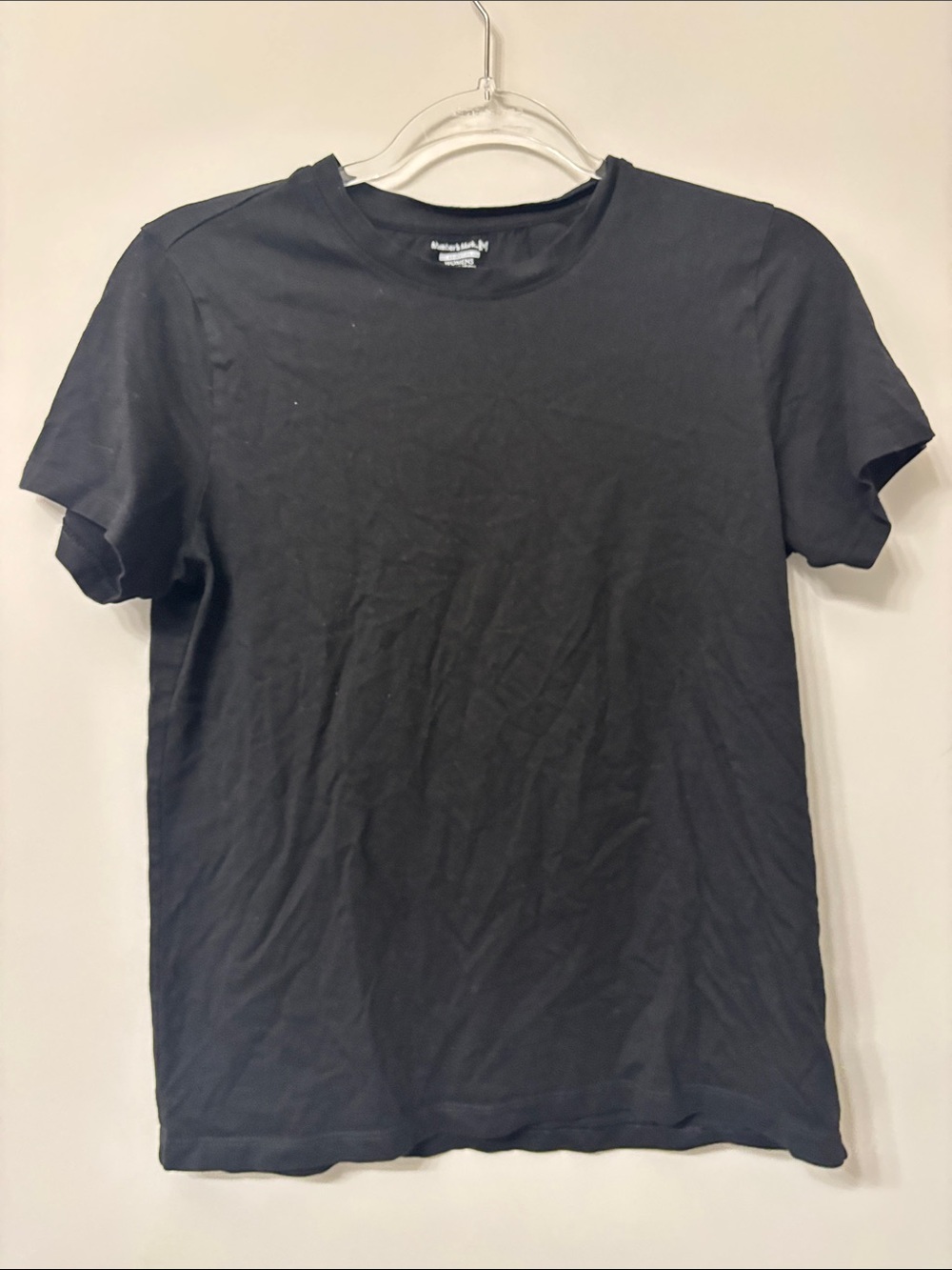 Classic Black Short Sleeve Tee - Women's Essential